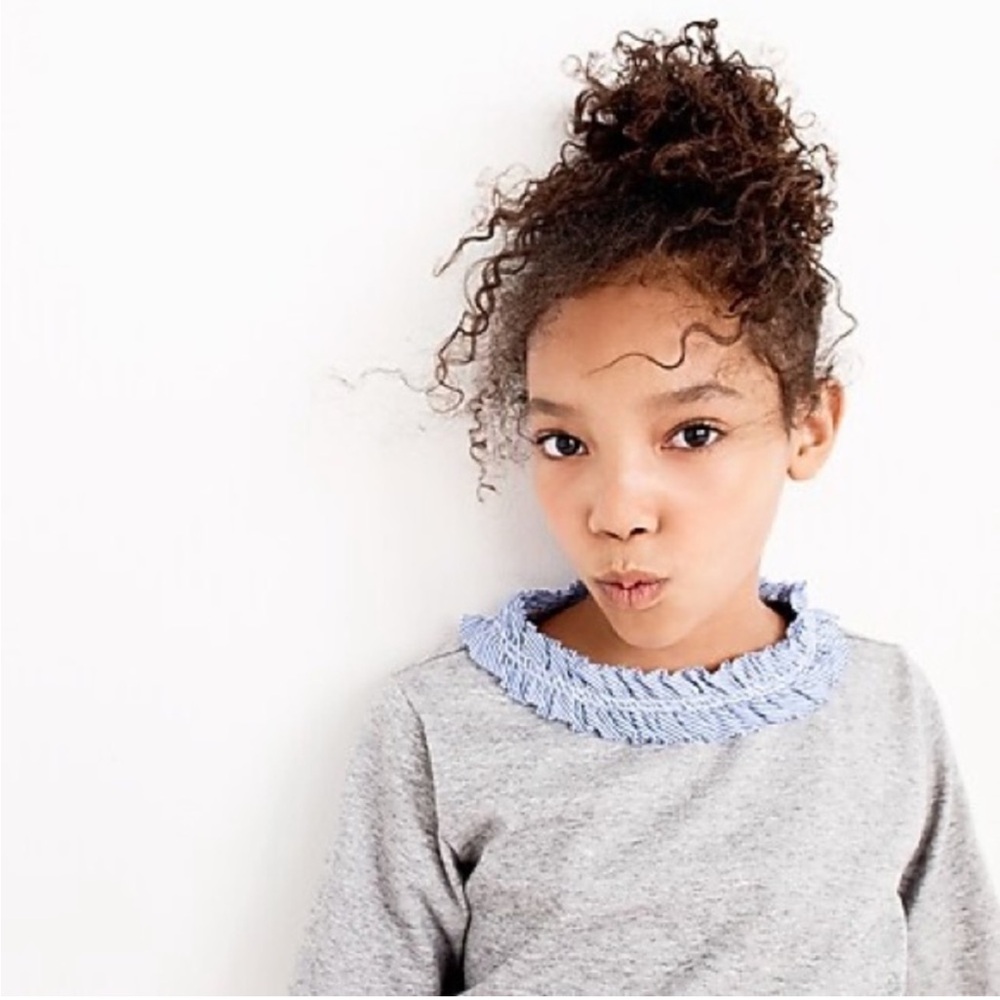Crewcuts Ruffle Necklace Top 4-5 Years